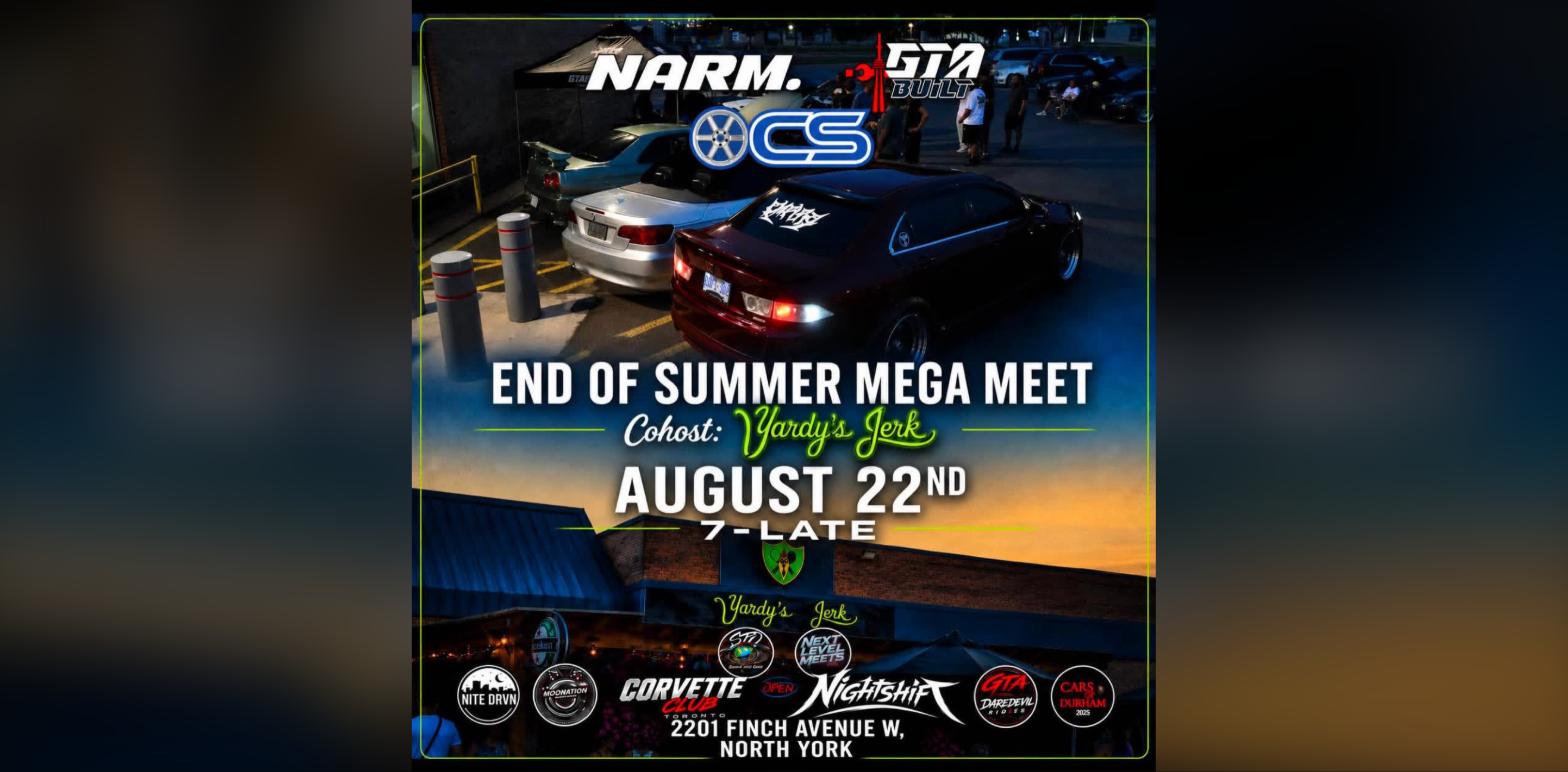End of Summer Mega Meet flyer
