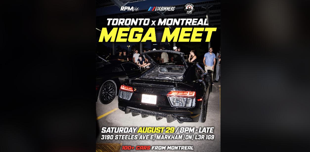 Toronto x Montreal Mega Meet flyer