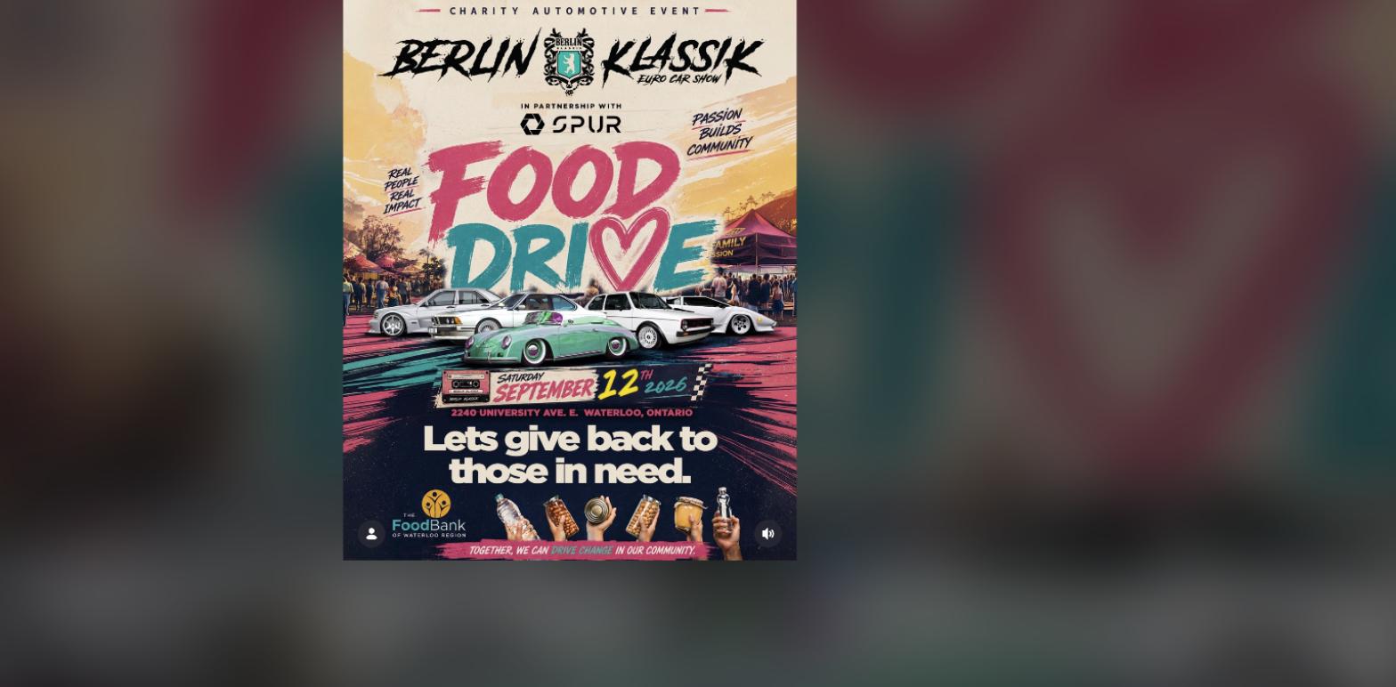 Berlin Klassik Food Drive flyer
