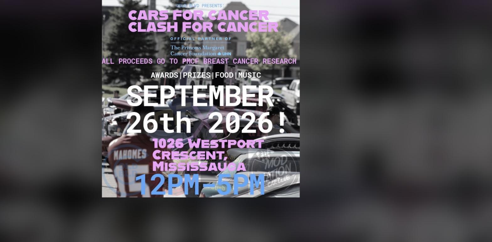Cars For Cancer - Clash For Cancer 2026 flyer