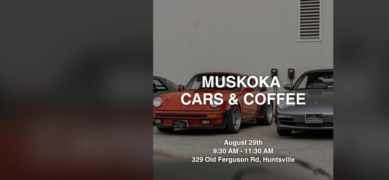 Muskoka Cars & Coffee flyer