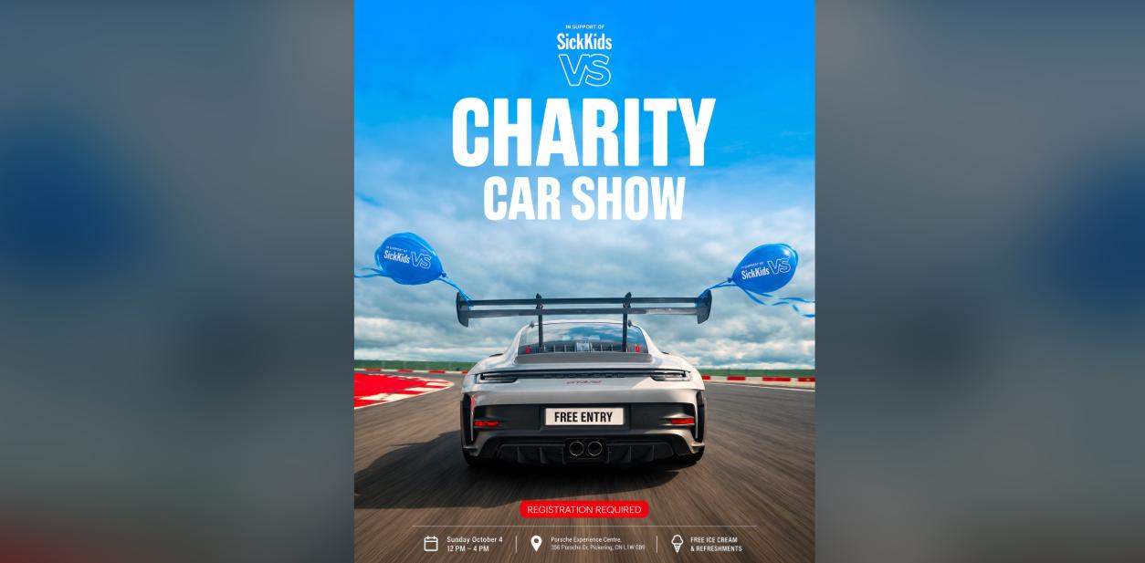 SickKids VS Charity Car Show flyer