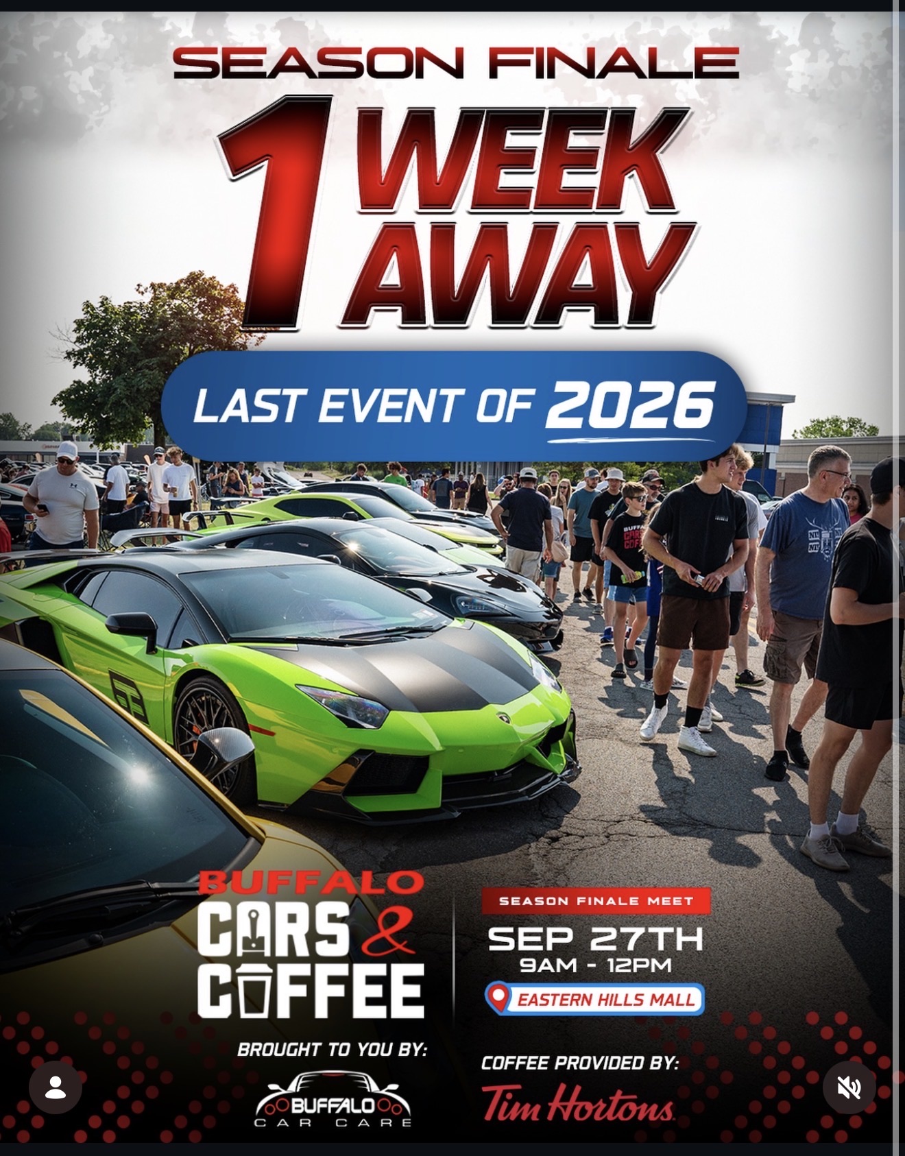 Buffalo Cars and Coffee meet up! flyer