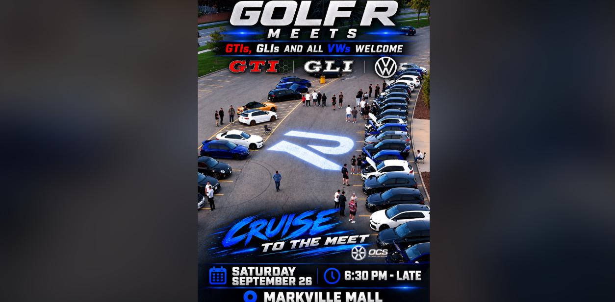 Golf R Meet - Markville Mall flyer