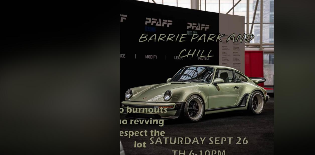 Barrie Park and Chill flyer