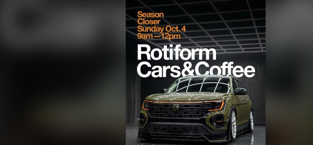 Rotiform Cars & Coffee - Season Closer flyer