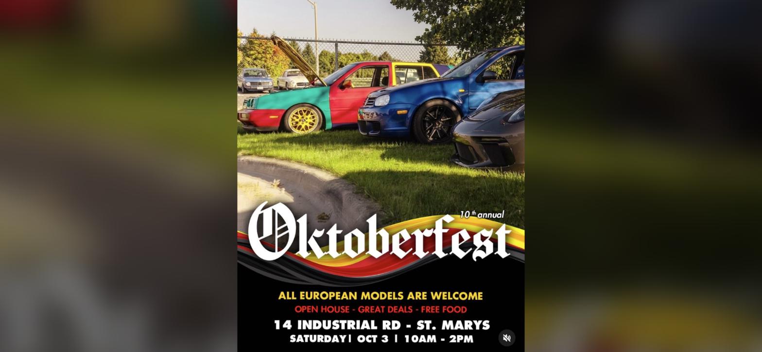 Das Parts 10th Annual Oktoberfest flyer