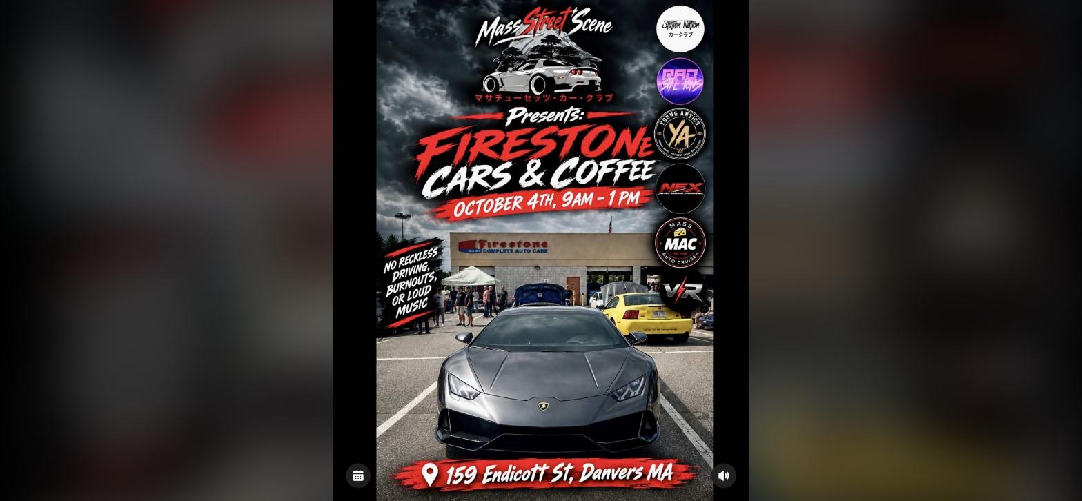 Firestone Cars & Coffee - Danvers flyer