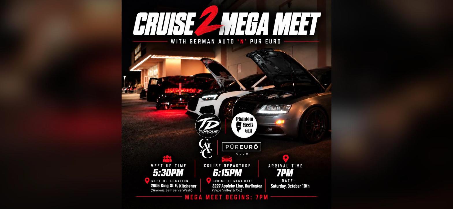 Cruise 2 Mega Meet - German Auto 'N' Pür Euro flyer