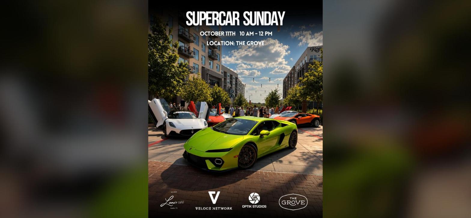 Veloce Network - Supercar Sunday flyer