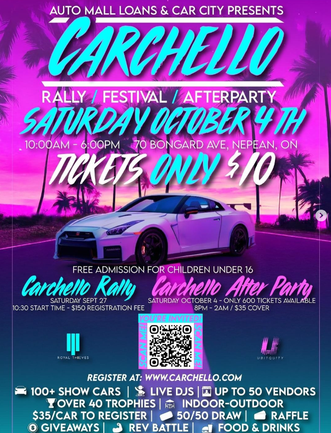 Carchello - Rally flyer