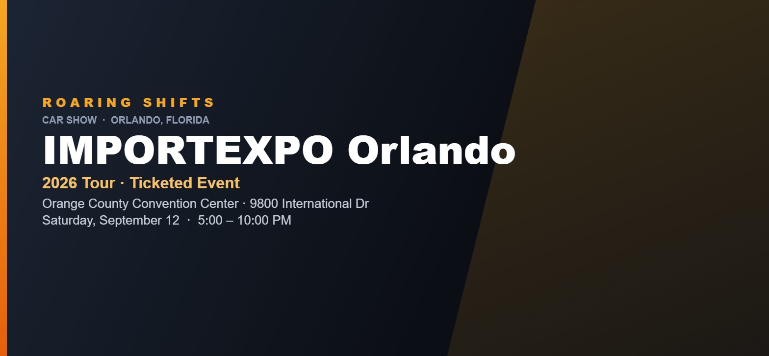 IMPORTEXPO Orlando 2026 flyer