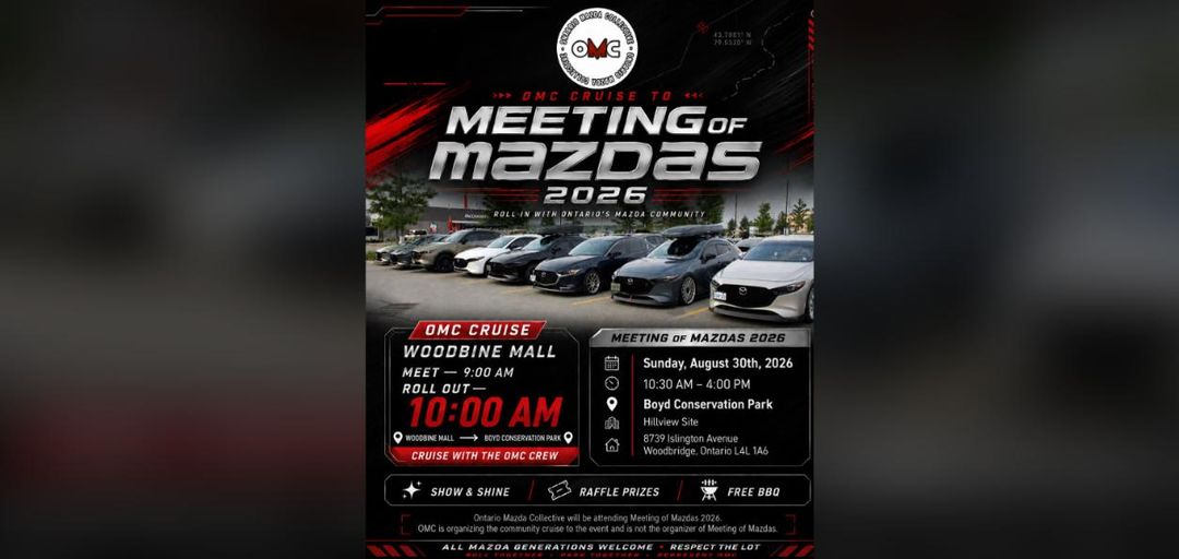 OMC Cruise to Meeting of Mazdas 2026