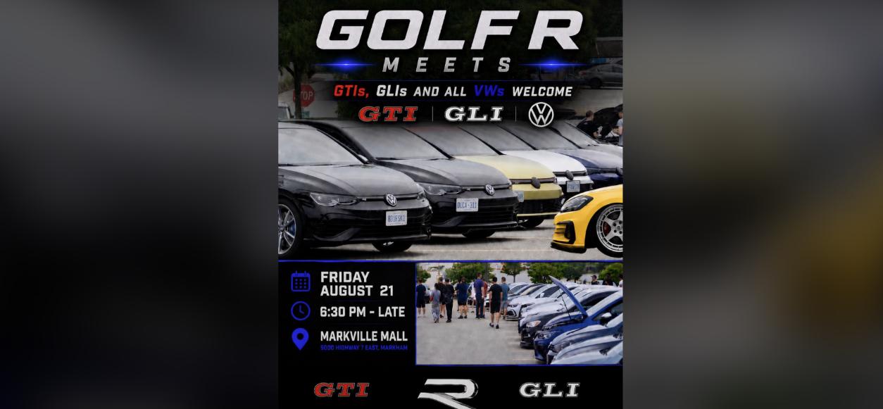 GolfR Meets - Markville Mall flyer