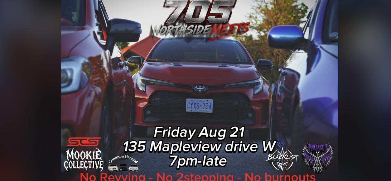 705 Northside Meets - Friday Night flyer