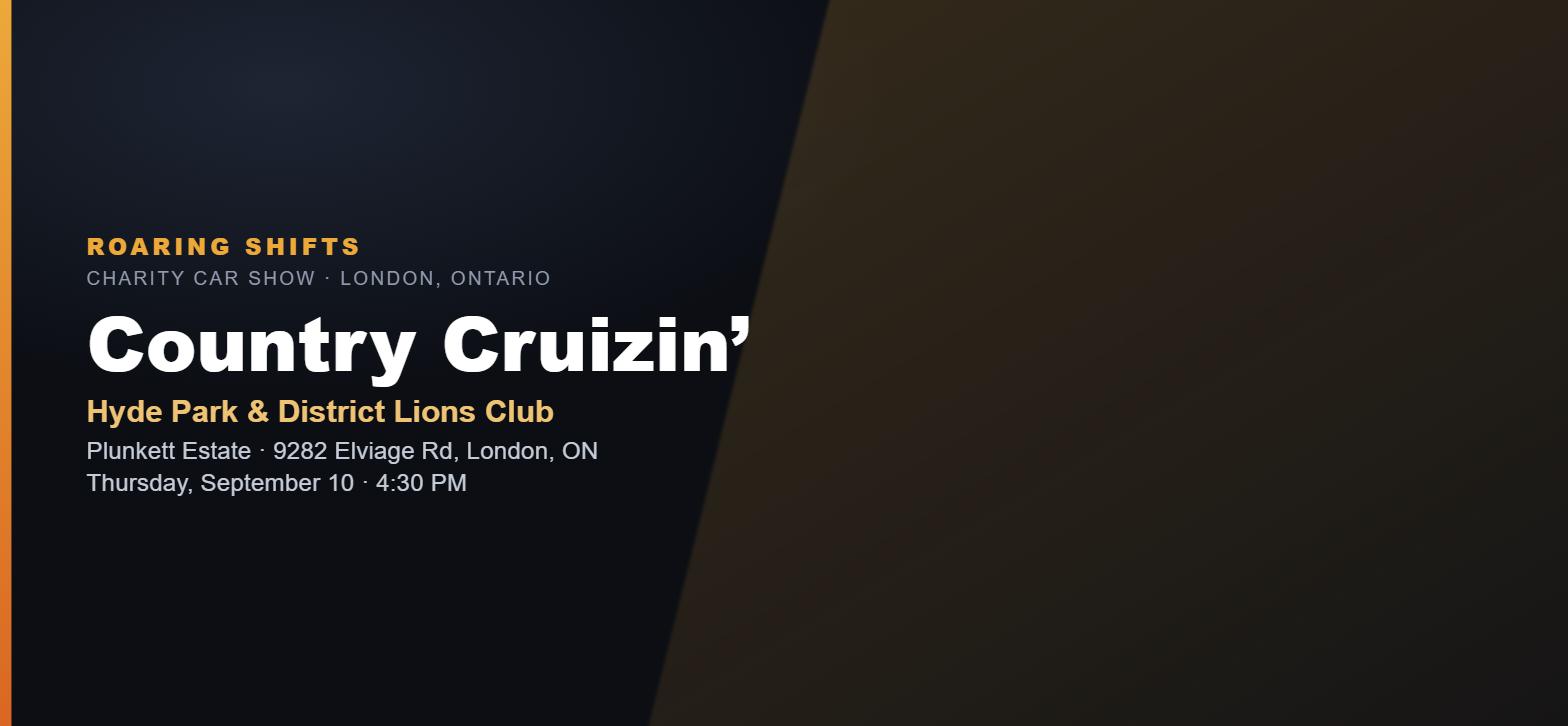 Country Cruizin' flyer
