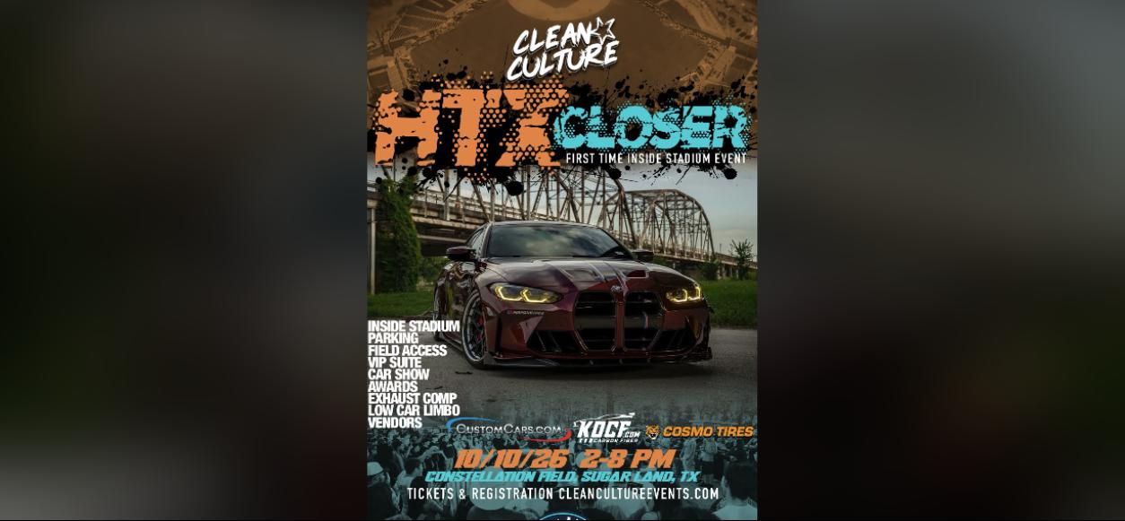 Clean Culture - HTX Closer flyer