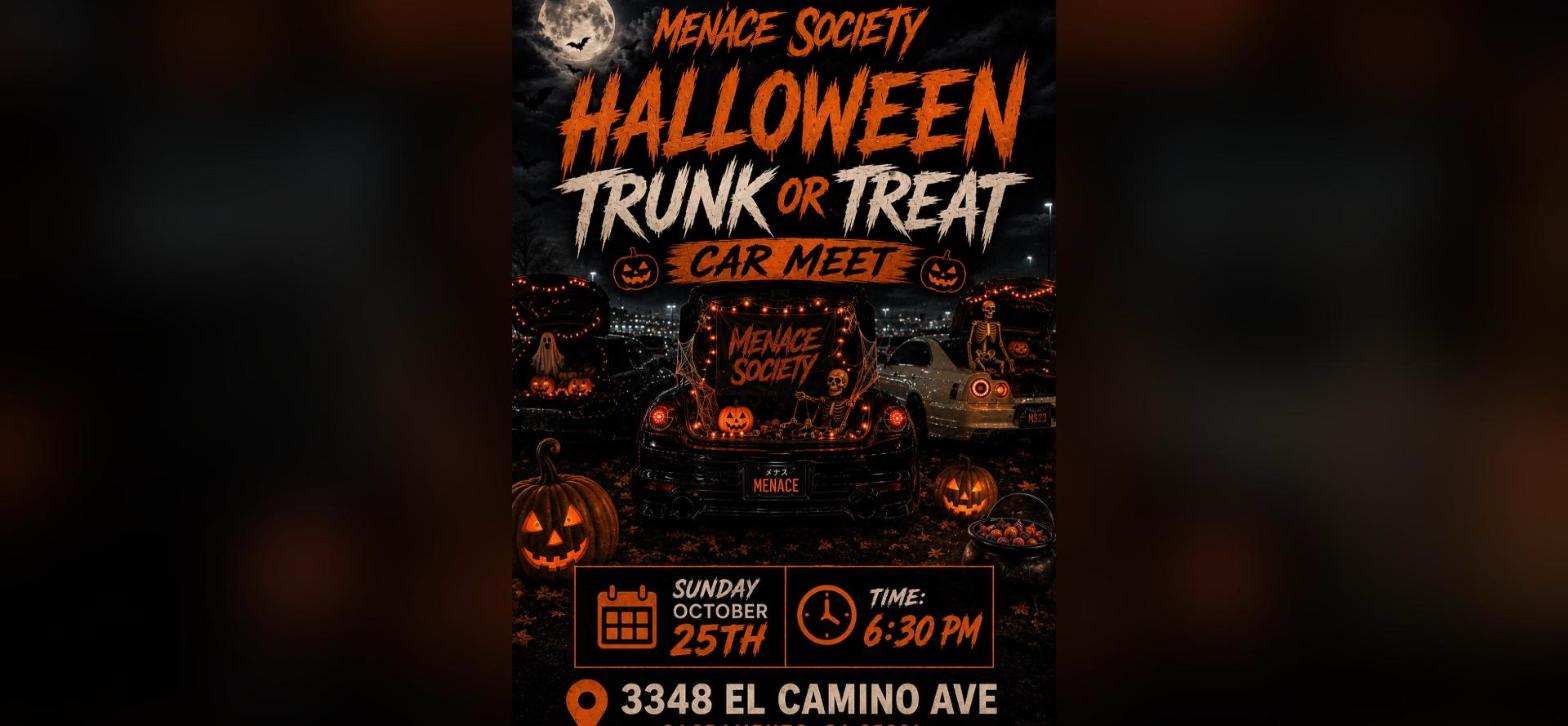 Menace Society - Halloween Trunk or Treat flyer