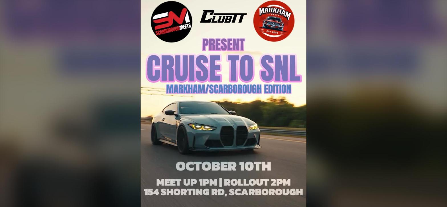 Scarborough/Markham Cruise to Saturday Night Lights flyer