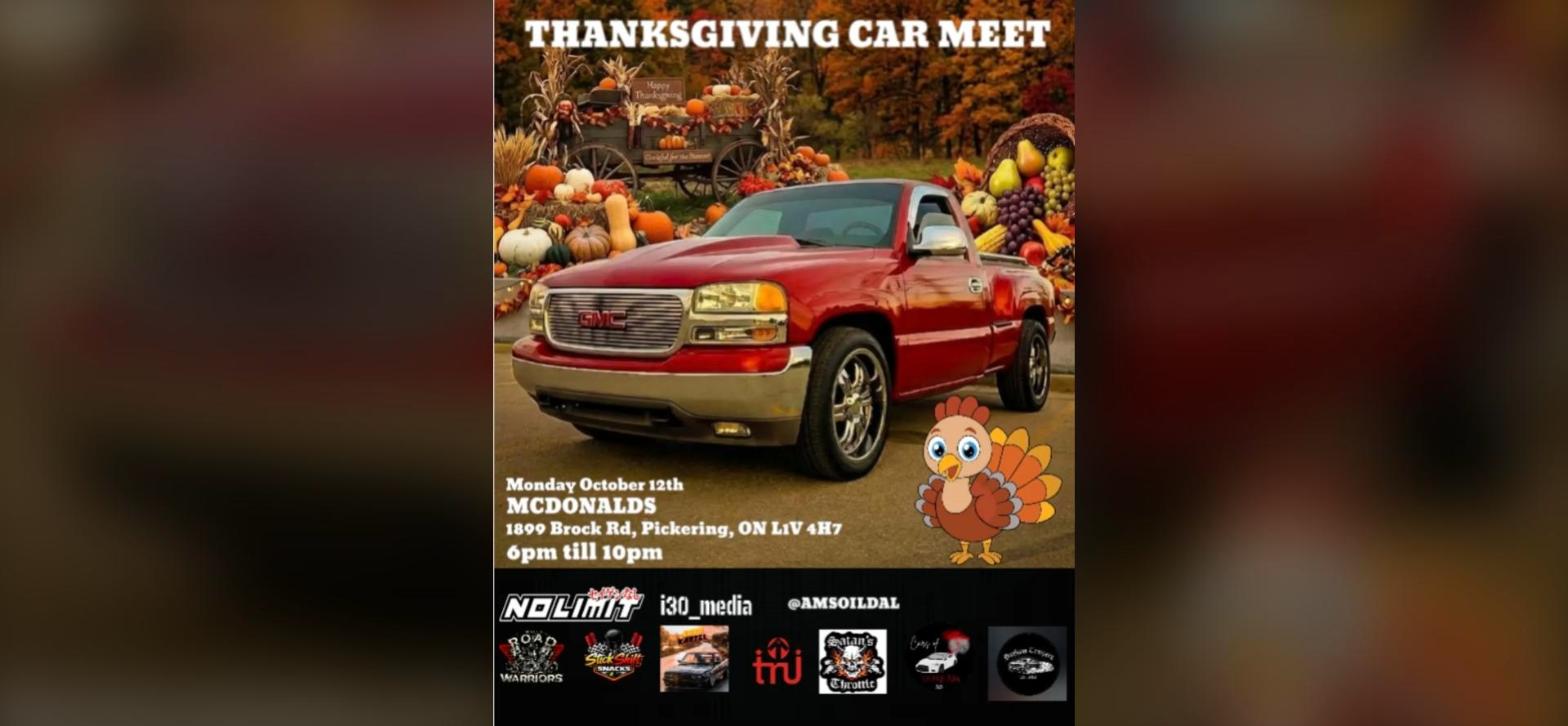 Thanksgiving Auto Meet - Pickering flyer