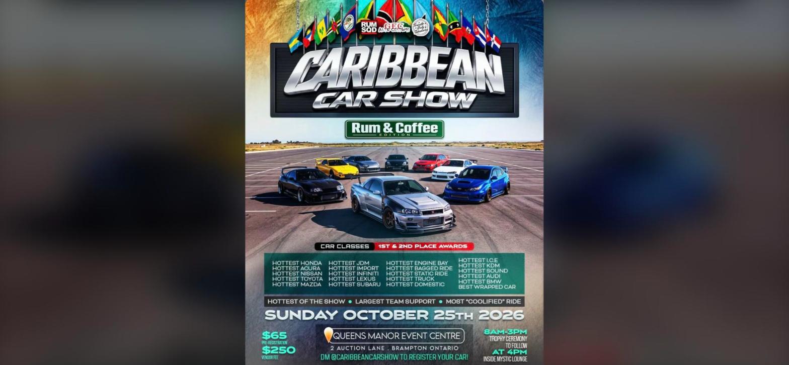 Caribbean Car Show - Rum & Coffee Edition flyer
