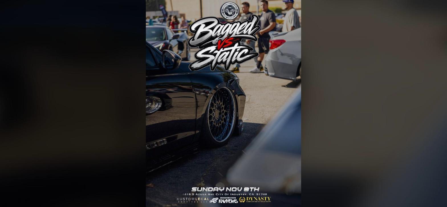 BaggedvsStatic Car Show 2026 flyer
