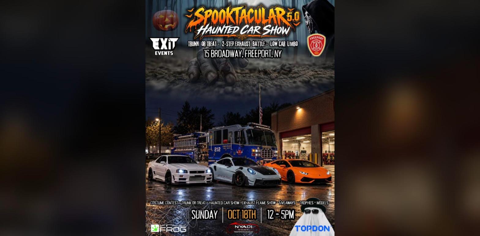 Spooktacular 5.0 - Haunted Car Show flyer