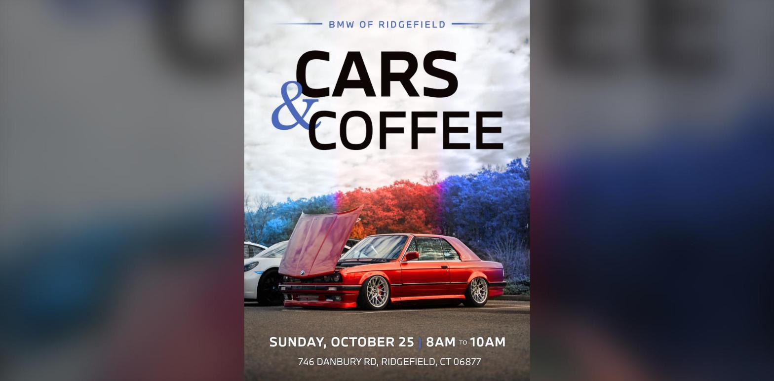 Cars & Coffee at BMW of Ridgefield flyer