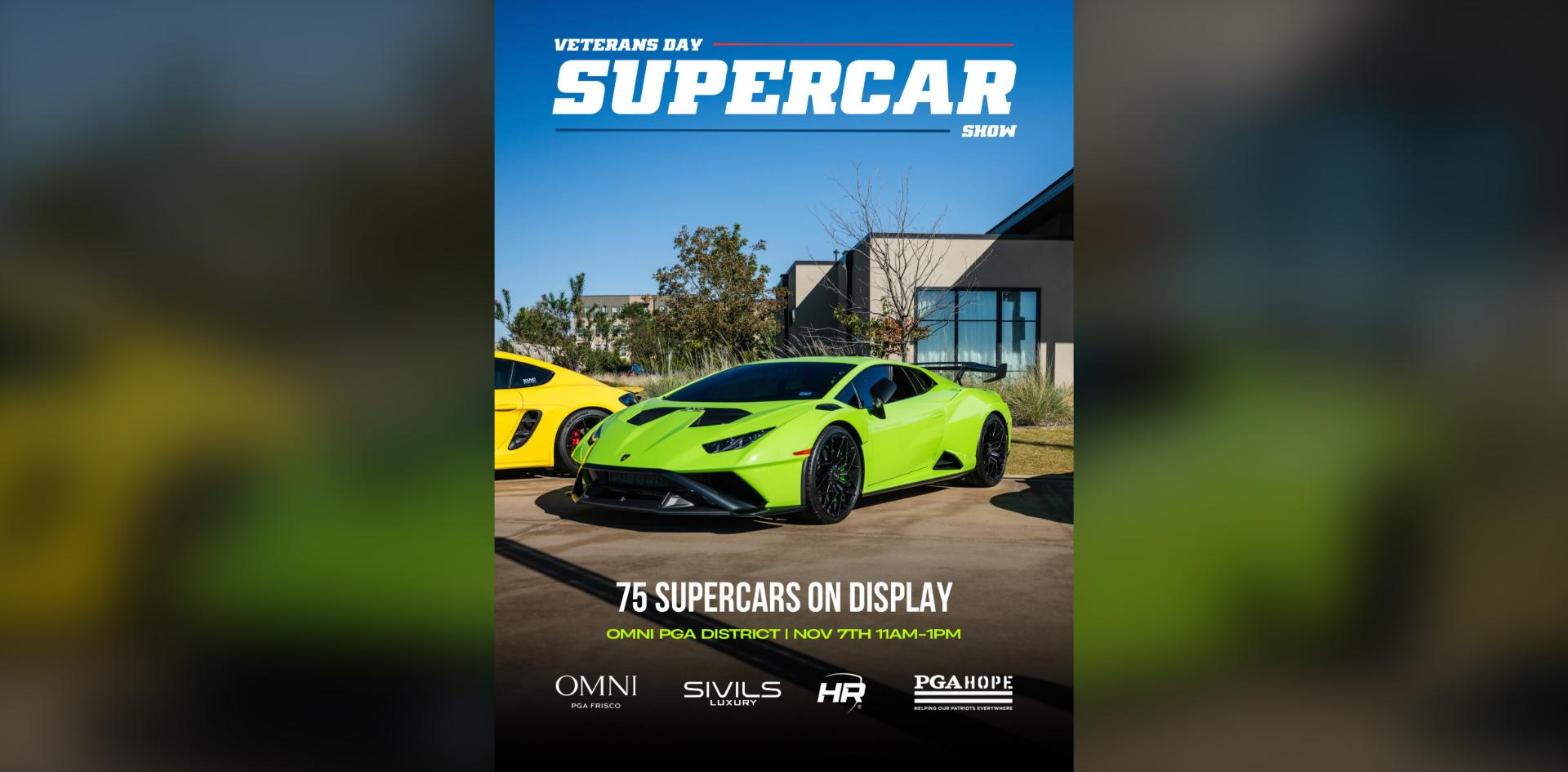 Veterans Day Supercar Show - Omni PGA Frisco flyer