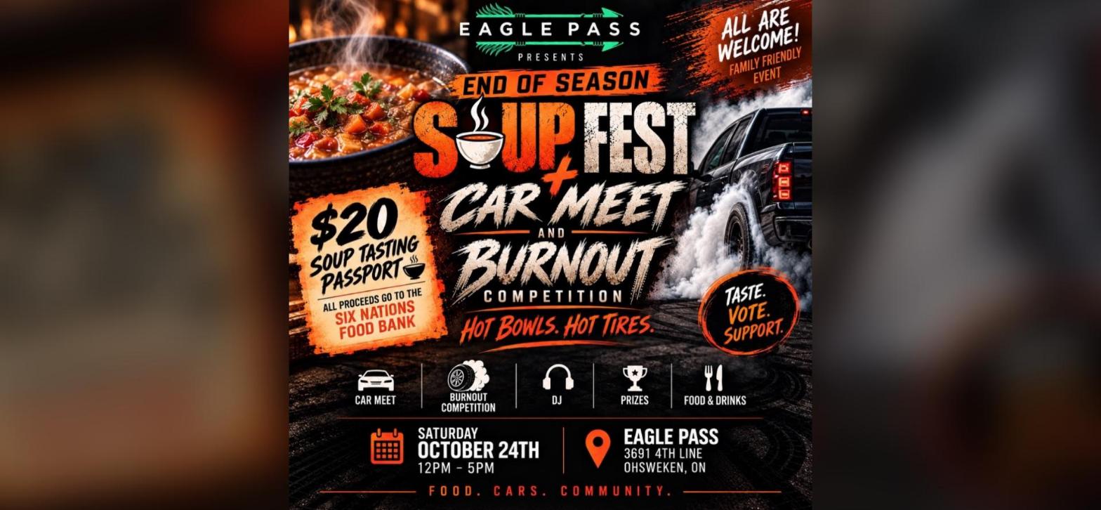 Eagle Pass Soup Fest - Car Meet & Burnout Competition flyer