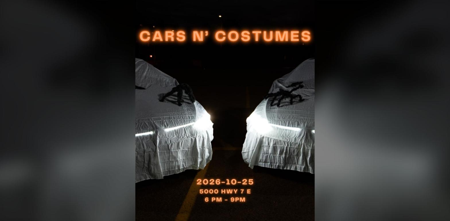 Cars N' Costumes - Markville Halloween Meet flyer