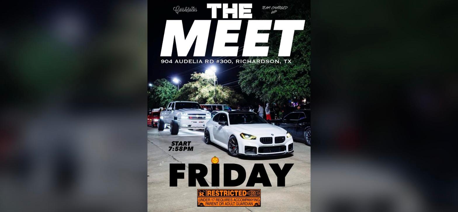 Cars & Tacos x Team Charged Up - The Meet at ChinoMex flyer