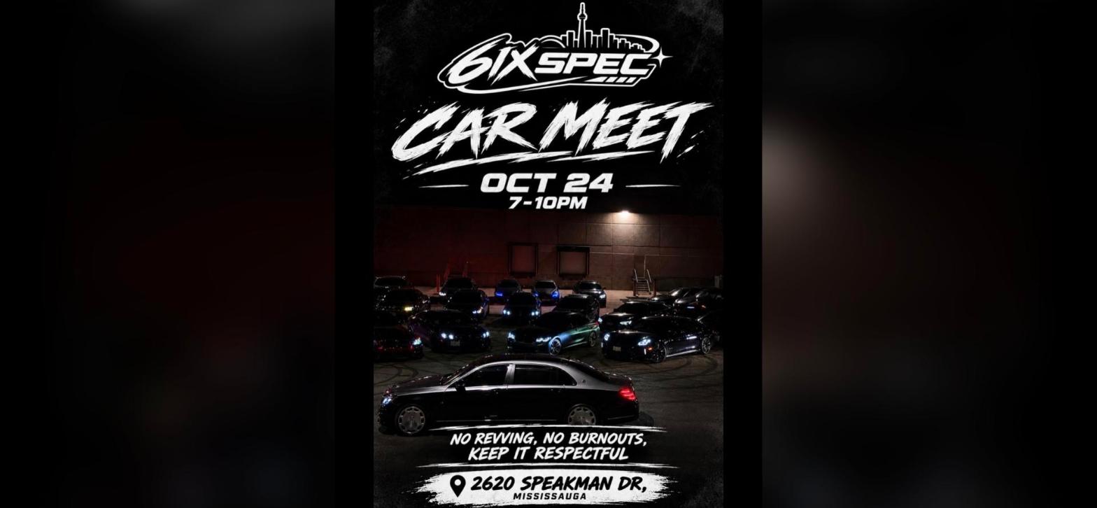 6ixspec Car Club - Car Meet flyer