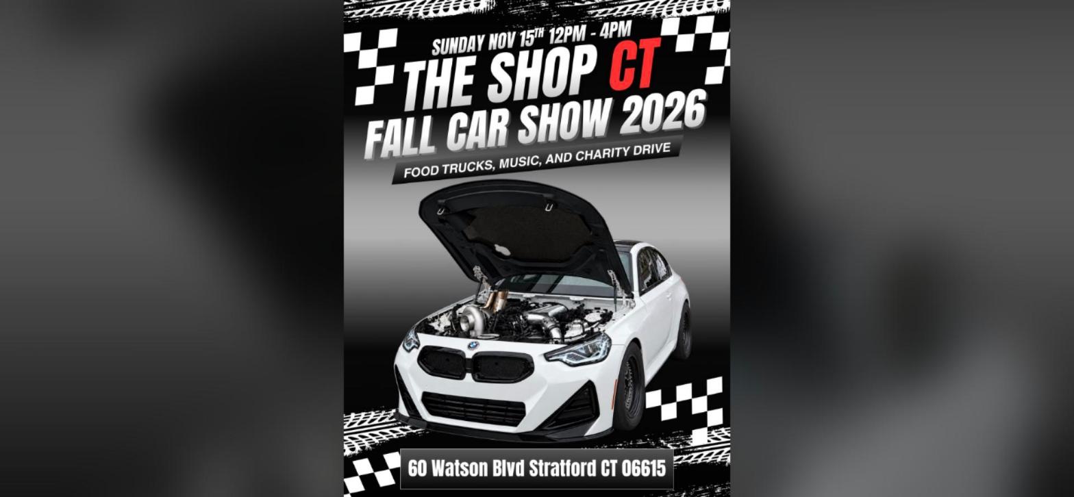 The Shop CT Fall Car Show 2026 flyer