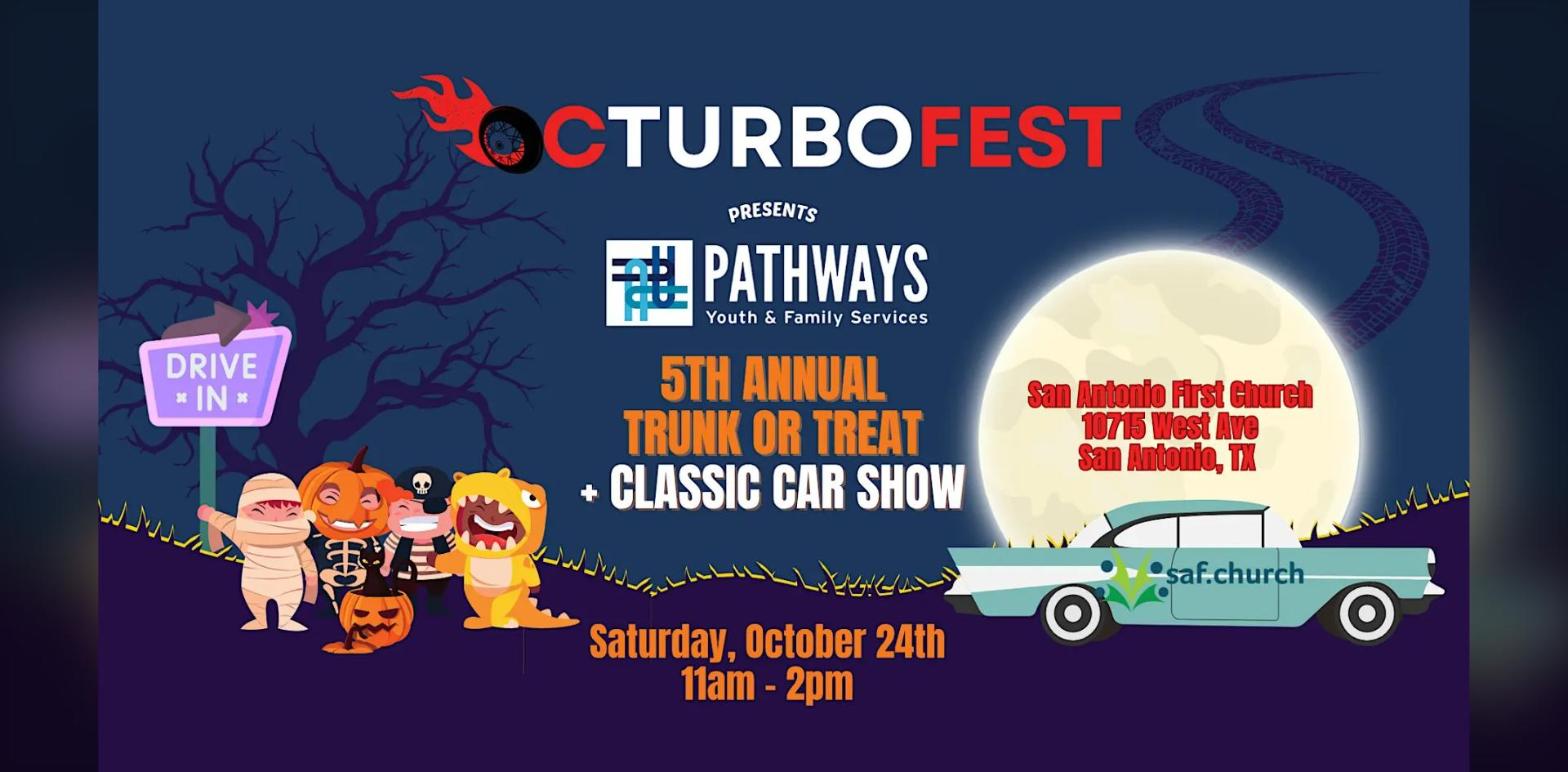Octurbofest & Trunk or Treat - Classic Car Show flyer
