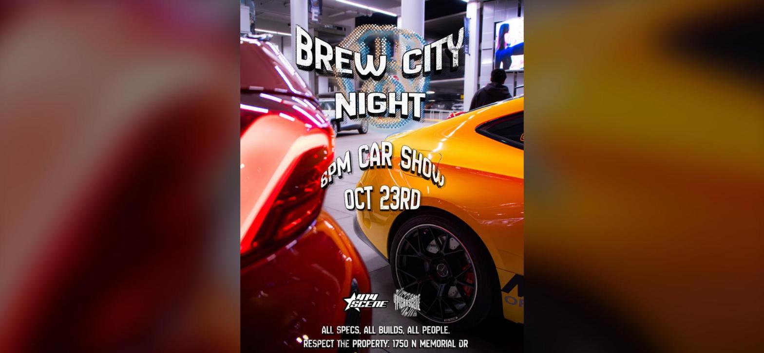 414.scene - Brew City Night Car Show flyer