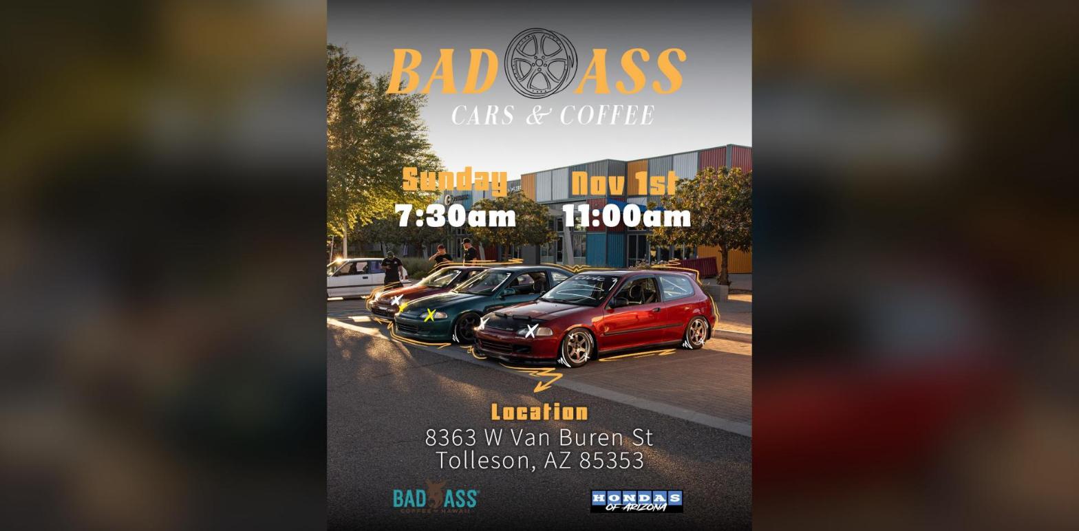 Badass Cars & Coffee - Fall Vibez flyer