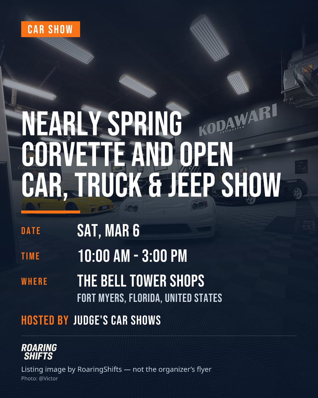 Nearly Spring Corvette and Open Car, Truck & Jeep Show flyer