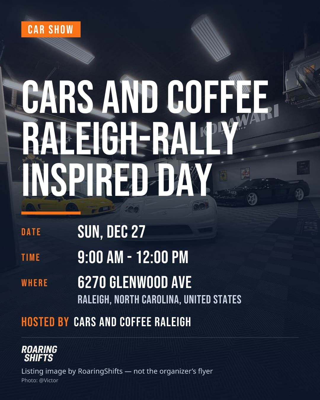 Cars and Coffee Raleigh-Rally Inspired Day