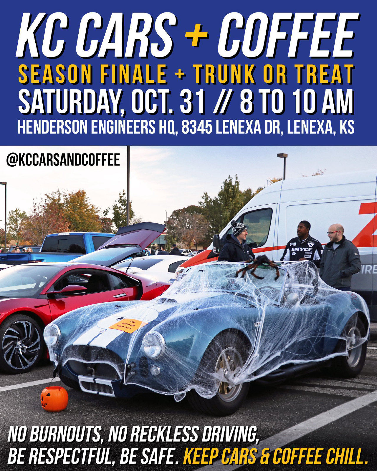 KC Cars + Coffee Season Finale + Trunk or Treat flyer