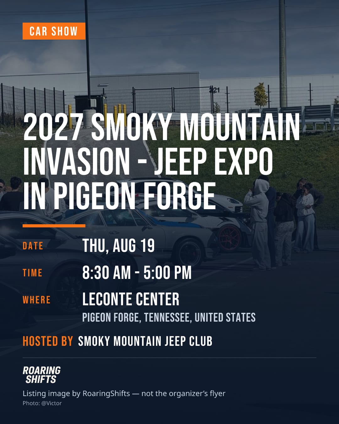 2027 Smoky Mountain Invasion - Jeep Expo in Pigeon Forge flyer