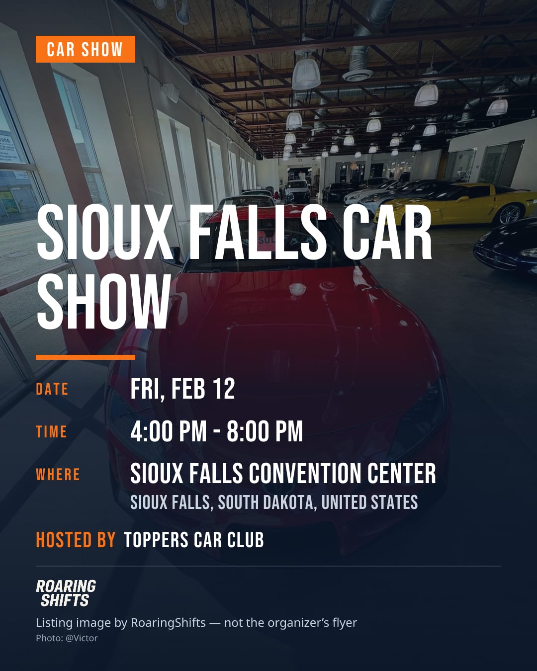 Sioux Falls Car Show flyer