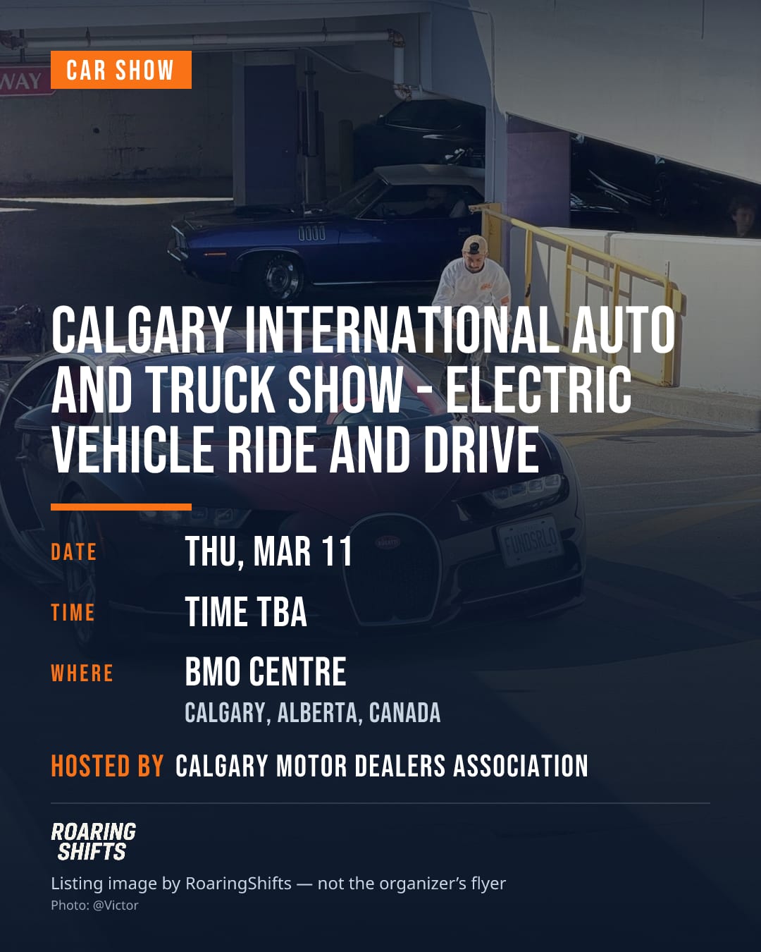 Calgary International Auto and Truck Show - Electric Vehicle Ride and Drive flyer