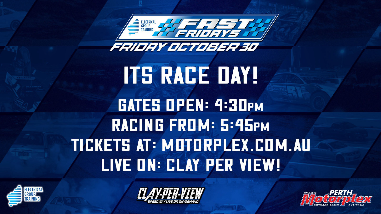 Fast Fridays - Perth Motorplex flyer