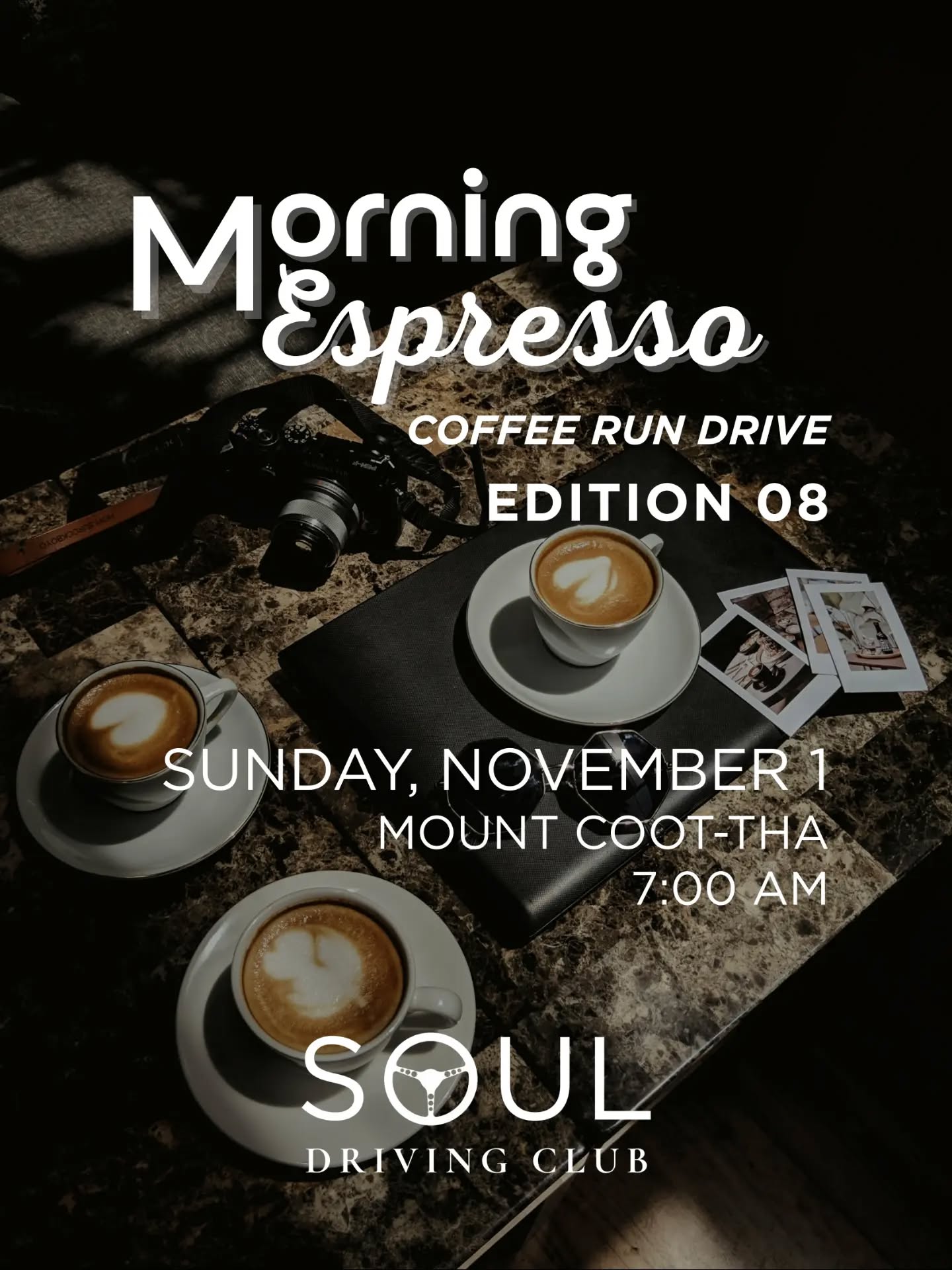 Morning Espresso Coffee Run Drive Edition 08 flyer