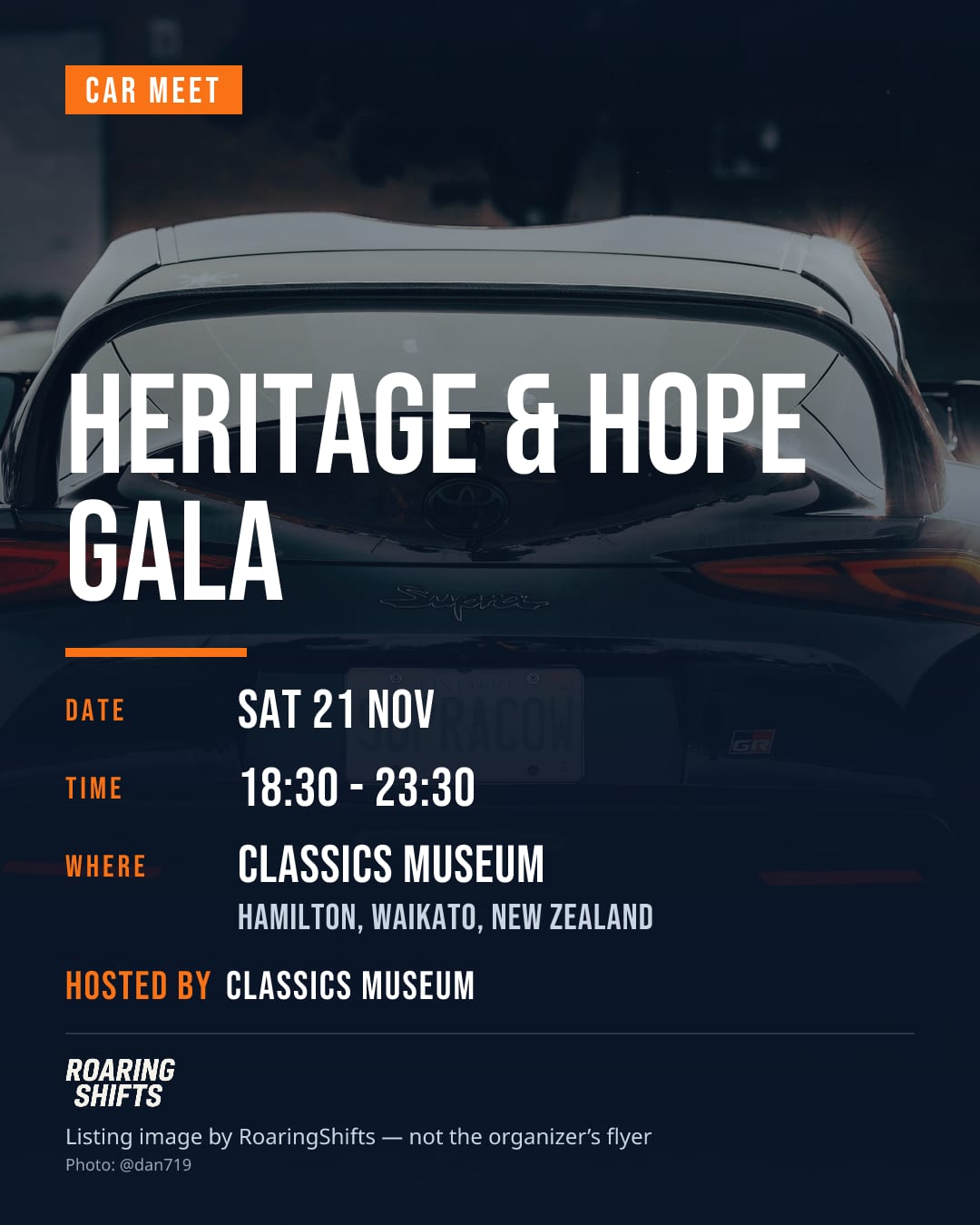 Heritage & Hope Gala flyer