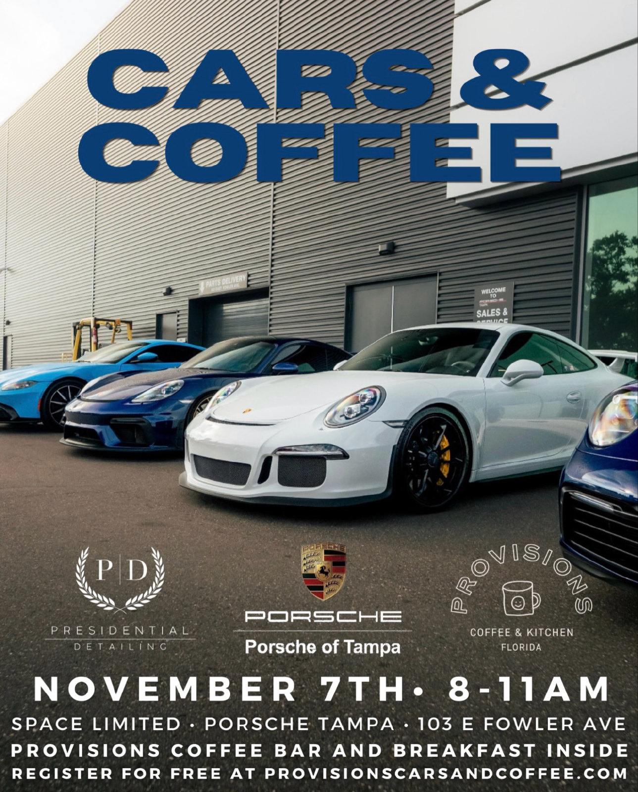 Provisions Cars & Coffee flyer