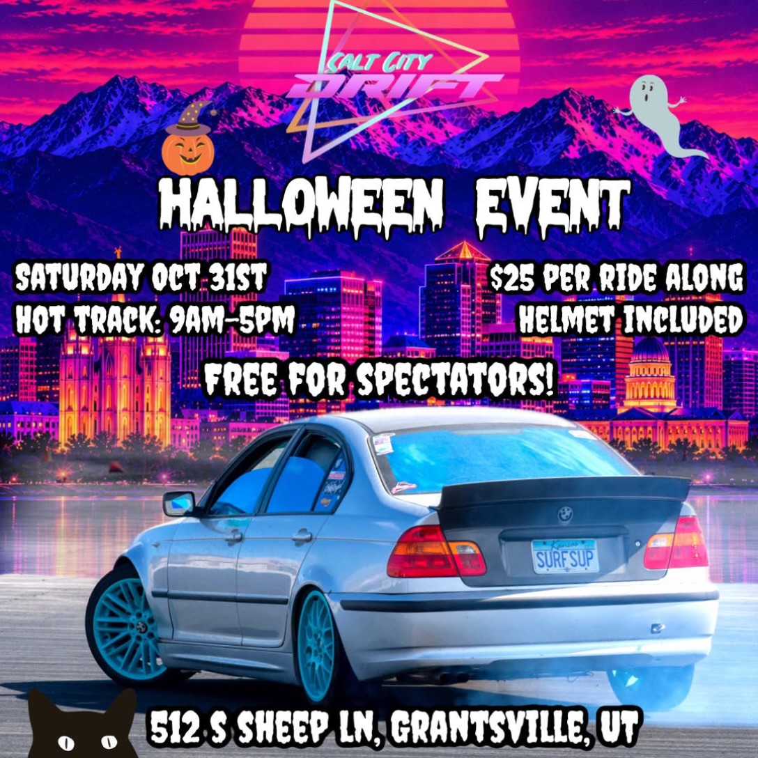 Salt City Drift Halloween Event flyer