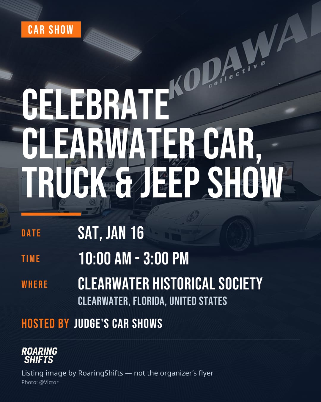 Celebrate Clearwater Car, Truck & Jeep Show flyer