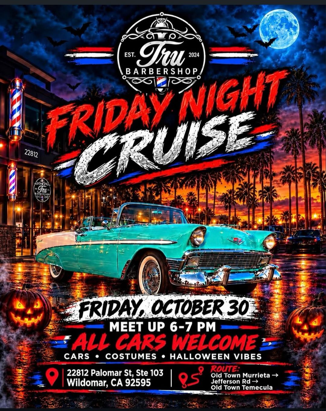 Tru Barbershop Friday Night Cruise